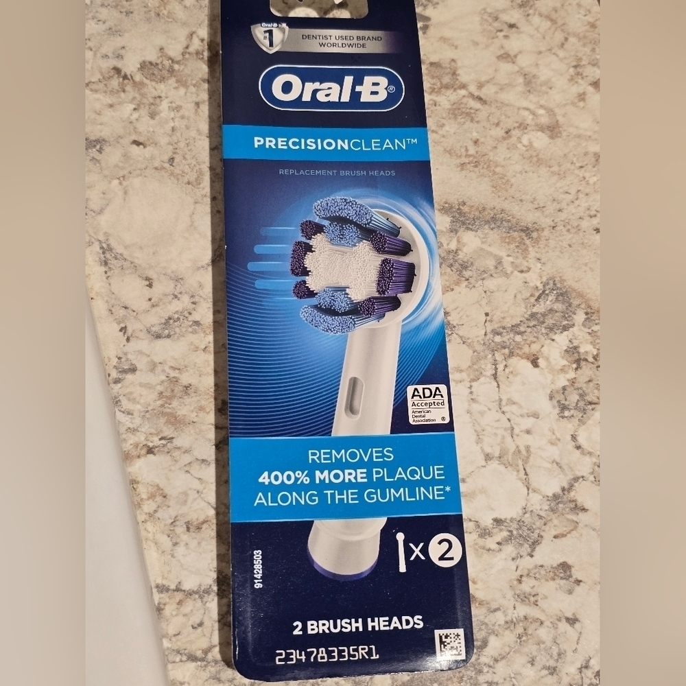 Oral-B Precision Clean Replacement Brush Heads, 2 Count
